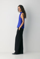 Order Satin Top - ABLAZE BLUE