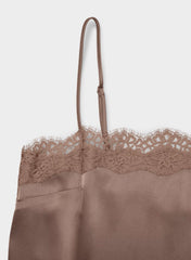 Serif Satin Camisole - DSTY MAUVE/DST MAUVE