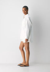 Denim Forum The '80s Comfy Denim Shirt - A LITTLE WHITE LIE