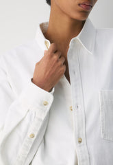 Denim Forum The '80s Comfy Denim Shirt - A LITTLE WHITE LIE