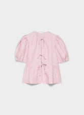 Violette Linen Blouse - SRPN CK LT BR/SWT P PL
