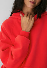 Cozy Sweatfleece Mega Raglan™ Hoodie - CHERRYBOMB RED