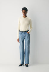 Bare Cashmere Bloor Sweater - LIGHT BIRCH