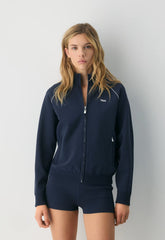 Offseason Zip-Up - ADMIRAL/ LIGHT BIRCH