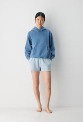 Cozy Sweatfleece Perfect Hoodie - NO-STRESS LIGHT BLUE