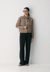 Society Cardigan - Wonder Yarn - HEATHER FOLIO TAUPE