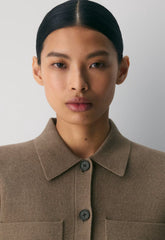 Society Cardigan - Wonder Yarn - HEATHER FOLIO TAUPE