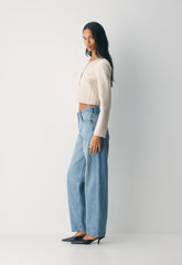 Notable Cardigan - Wonder Yarn - MATTE PEARL