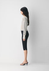 Golightly Cardigan - Wonder Yarn - LT BIRCH/ ADMIRAL