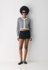 Cotton Charm™ Sicily Cardigan - LT BIRCH/ ADMIRAL