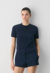 Bloor Shortsleeve Sweater - ADMIRAL