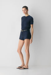 Bloor Shortsleeve Sweater - ADMIRAL