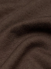 Bloor Shortsleeve Sweater - RICH MOCHA BROWN