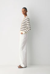 Noteworthy Cardigan - LT BRCH/ RCH MC BRN
