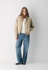 Caddie Blouson Jacket - TAN KHAKI