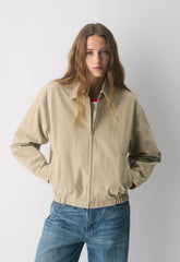 Caddie Blouson Jacket - TAN KHAKI