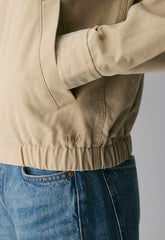 Caddie Blouson Jacket - TAN KHAKI