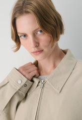 Caddie Blouson Jacket - MARCONA BEIGE