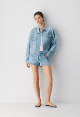 Denim Forum The ‘90s So-Soft Denim Jacket - 7 YRS BLEU TABOO