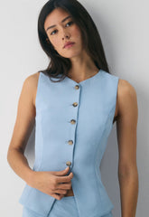 Regal Vest - Crepette™ - RIPPLE BLUE