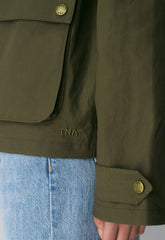 Decibel Waxed Jacket - CAPER GREEN