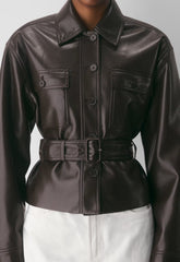 Kerr Jacket - UnReal Leather - RICH MOCHA BROWN