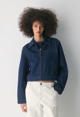 Barkley Lightweight Denim Jacket - NO-STRESS INDG DK BL