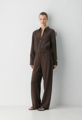Jules Jacket - Crepette™ - RICH MOCHA BROWN/MULTI