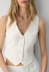 Pacino Vest - PowerLinen™ - LIGHT BIRCH