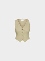 Pacino Vest - PowerLinen™ - MARTINI OLIVE