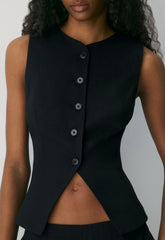 Regal Vest - PowerLinen™ - BLACK