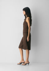 Regal Vest - PowerLinen™ - RICH MOCHA BROWN