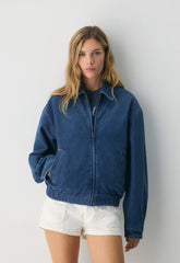 Caddie Blouson Jacket - TRUE MEDIUM BLUE