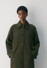 The Regent Trench Coat - Rich Twill - DARK OLIVE