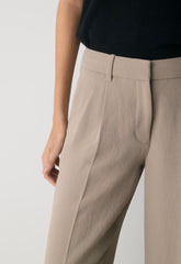The Effortless Pant™ Lo-Rise - Crepette™ - NOMAD TAUPE