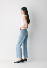 Denim Forum The '90s Marlo Hi-Rise Baggy Jean - 7 YRS BLEU TABOO