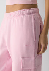 Cozy Sweatfleece Mega Cargo™ Sweatpant - MILKSHAKE PINK