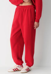 Cozy Sweatfleece Mega Jogger - FLASHING RED