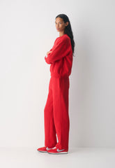 Cozy Sweatfleece Mega Straight™ Sweatpant - FLASHING RED