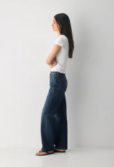 Denim Forum The '90s Iggy Lo-Rise Baggy Jean - BE ABOUT DARK BLEU