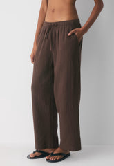 AirPlush Cotton™ Sail Pant - RICH MOCHA BROWN