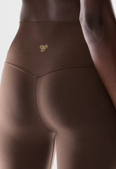BUTTER Cheeky Hi-Rise Flare 32 Legging - RICH MOCHA BROWN