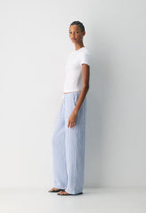 AirPlush Cotton™ Sail Pant - LINSEY STRP FCH BL/WHT