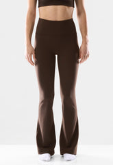 BUTTER Cheeky Infinite Hi Flare 32 Legging - RICH MOCHA BROWN
