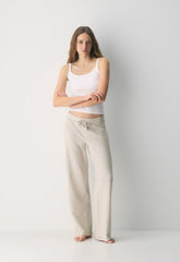 Wafflex Attune Pant - HEATHER ECRU