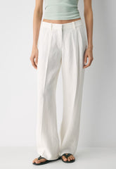 The Effortless Pant™ Lo-Rise - PowerLinen™ - LIGHT BIRCH
