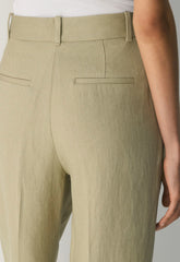 The Effortless Pant™ - PowerLinen™ - MARTINI OLIVE
