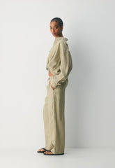 Sail Linen Pant - MARTINI OLIVE