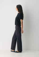 Denim Forum The '90s Iggy Lo-Rise Baggy Jean - BLACK EYELINER