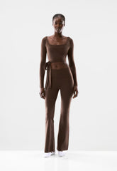 BUTTER Cheeky Infinite Hi Flare 30 Legging - RICH MOCHA BROWN